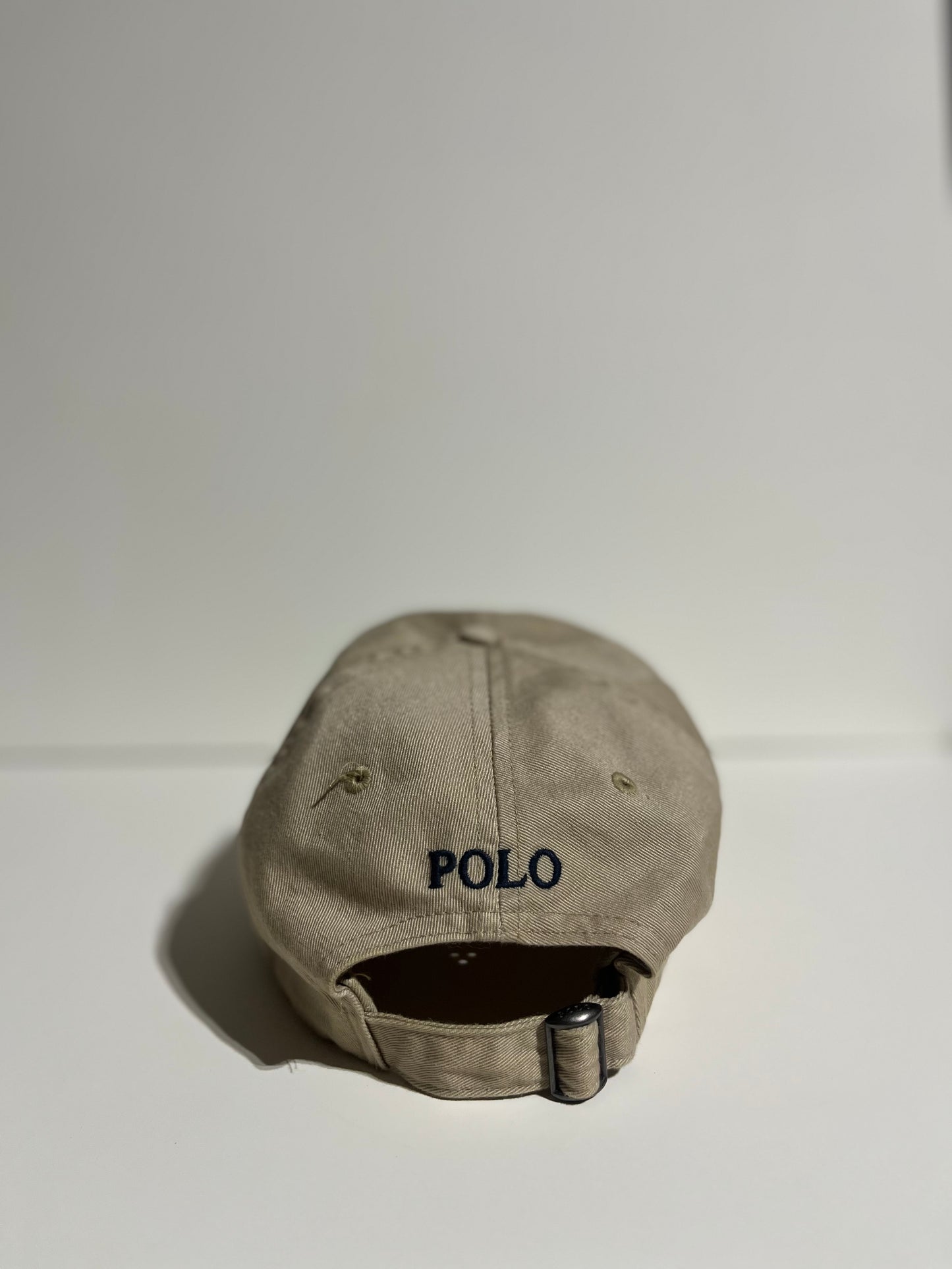 Polo Ralph Lauren Classic Cap – Khaki with Navy Pony
