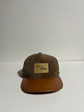 Pelican Cord & Leather Hat