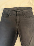 7 For All Mankind Luxe Sport Jeans — Faded Black | 31