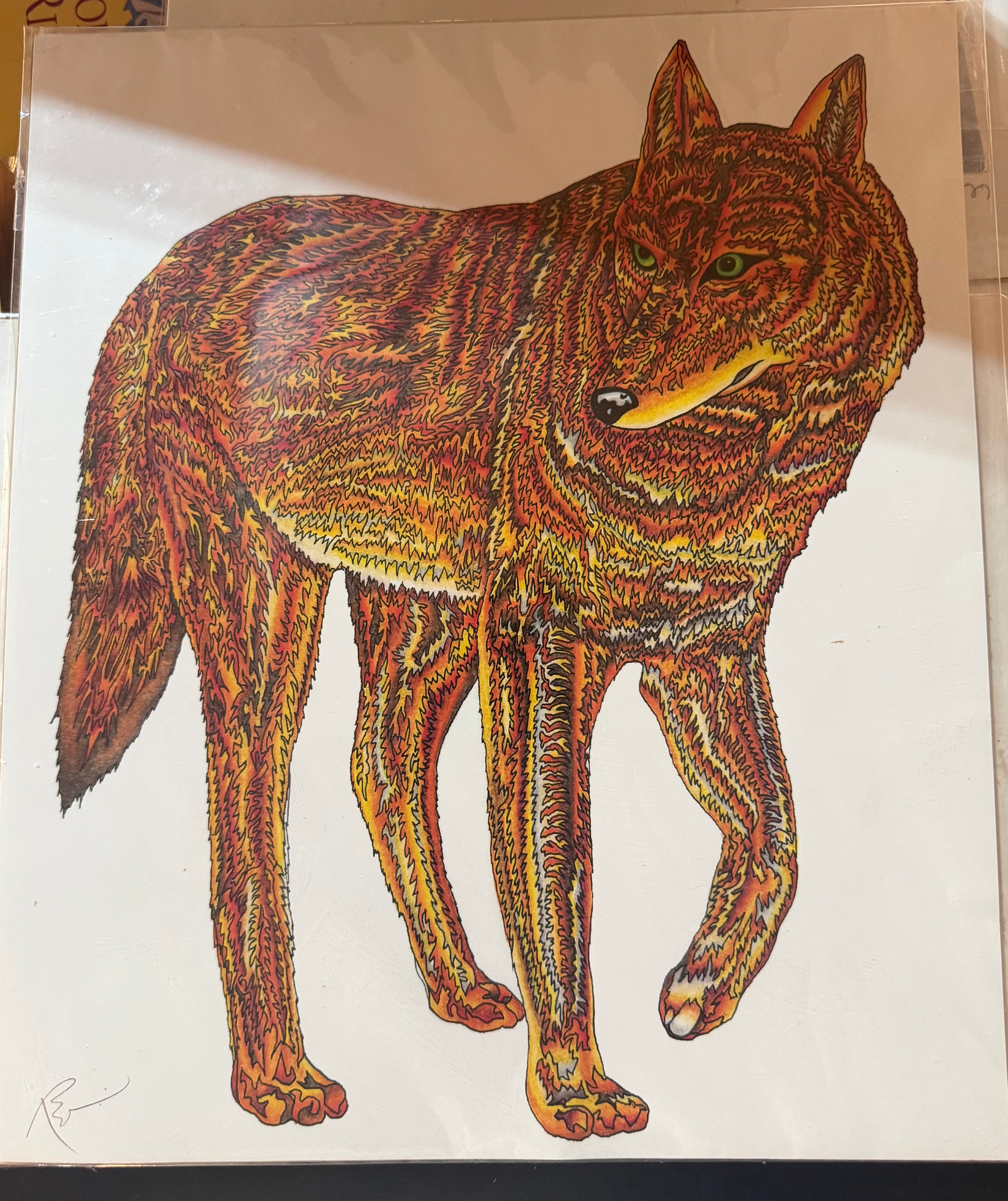 Desert Coyote — Signed Art Print